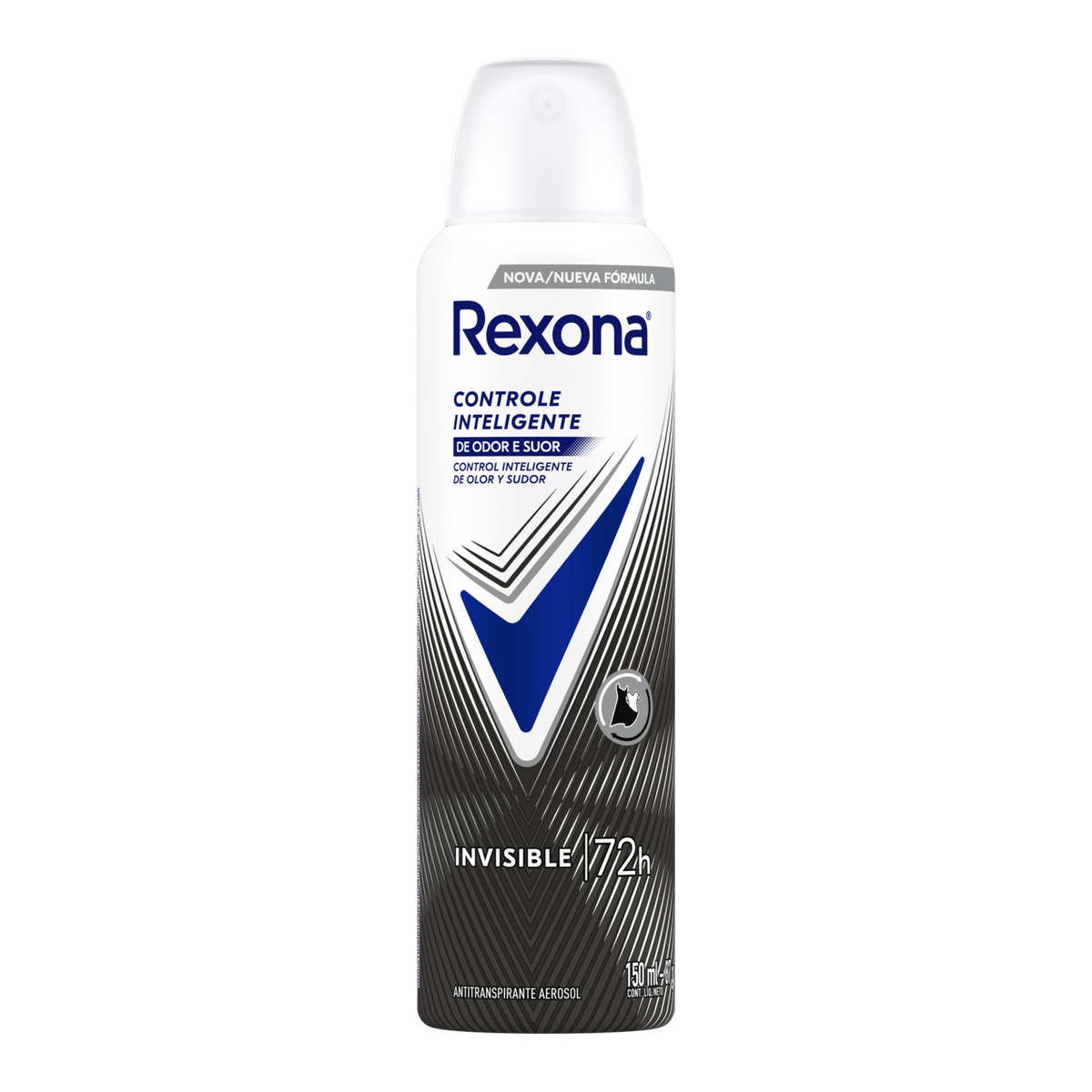 Desodorante Antitranspirante Aerosol Rexona Invisible - 150ml