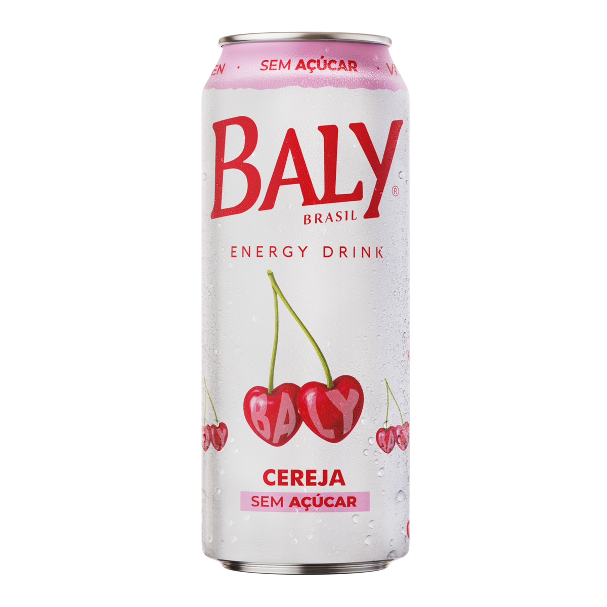 Energético Cereja Zero Açúcar Lata Baly – 473ml
