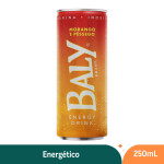 Energético Morango e Pêssego Lata Baly – 250ml