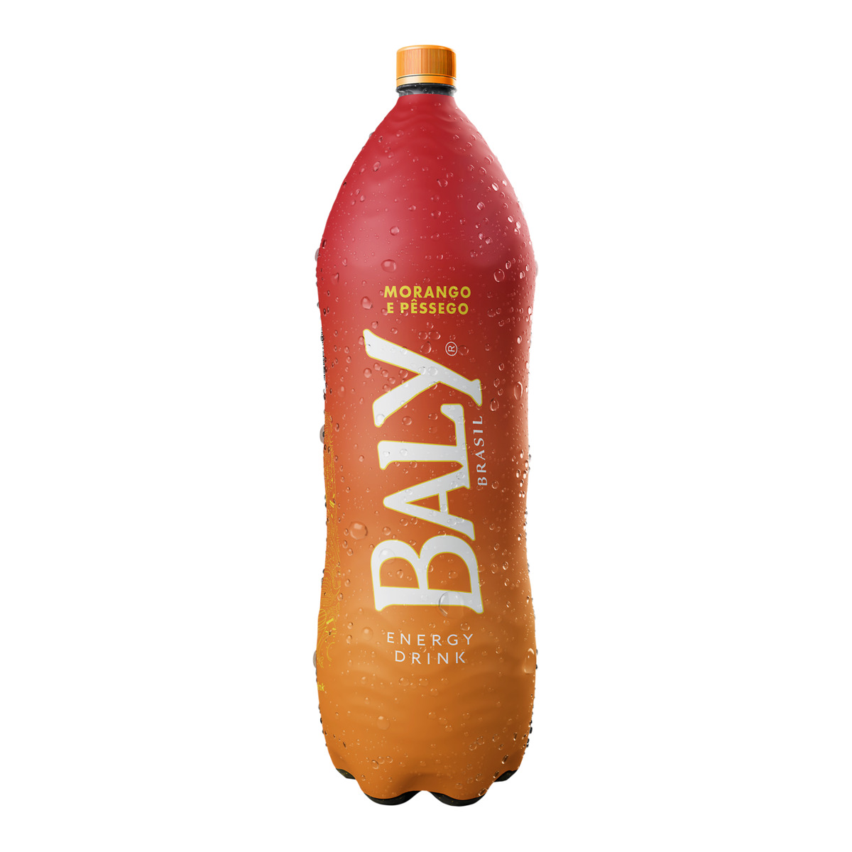 Energético Morango e Pêssego Garrafa Baly – 2L