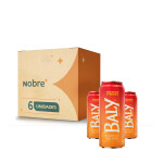 Energético Morango e Pêssego Lata Baly – 473 ml