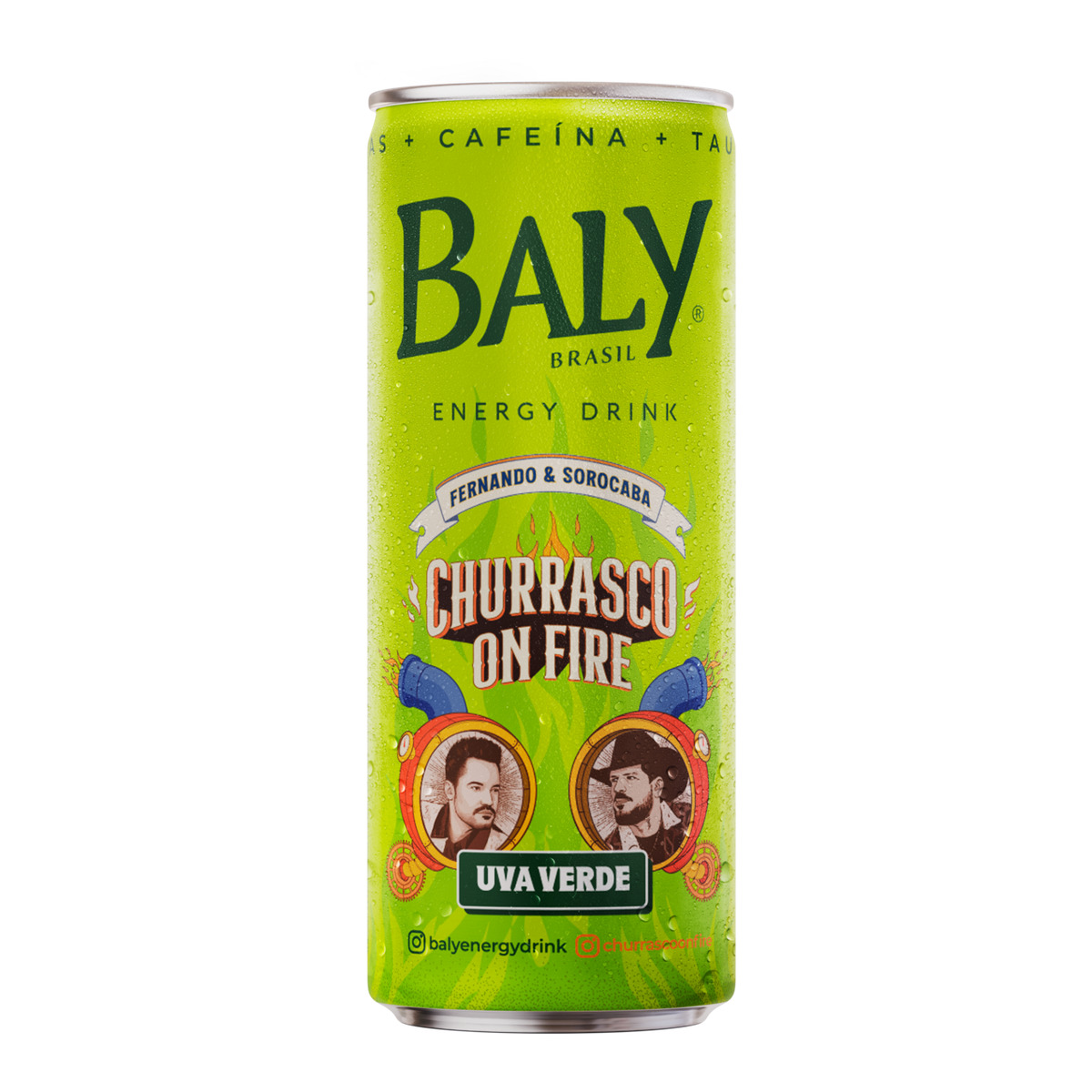 Energético Baly Uva Verde Lata 250ml – Energia e Sabor