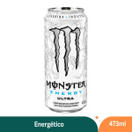 Energético Ultra White Sem Açúcar Monster Energy - 473ml
