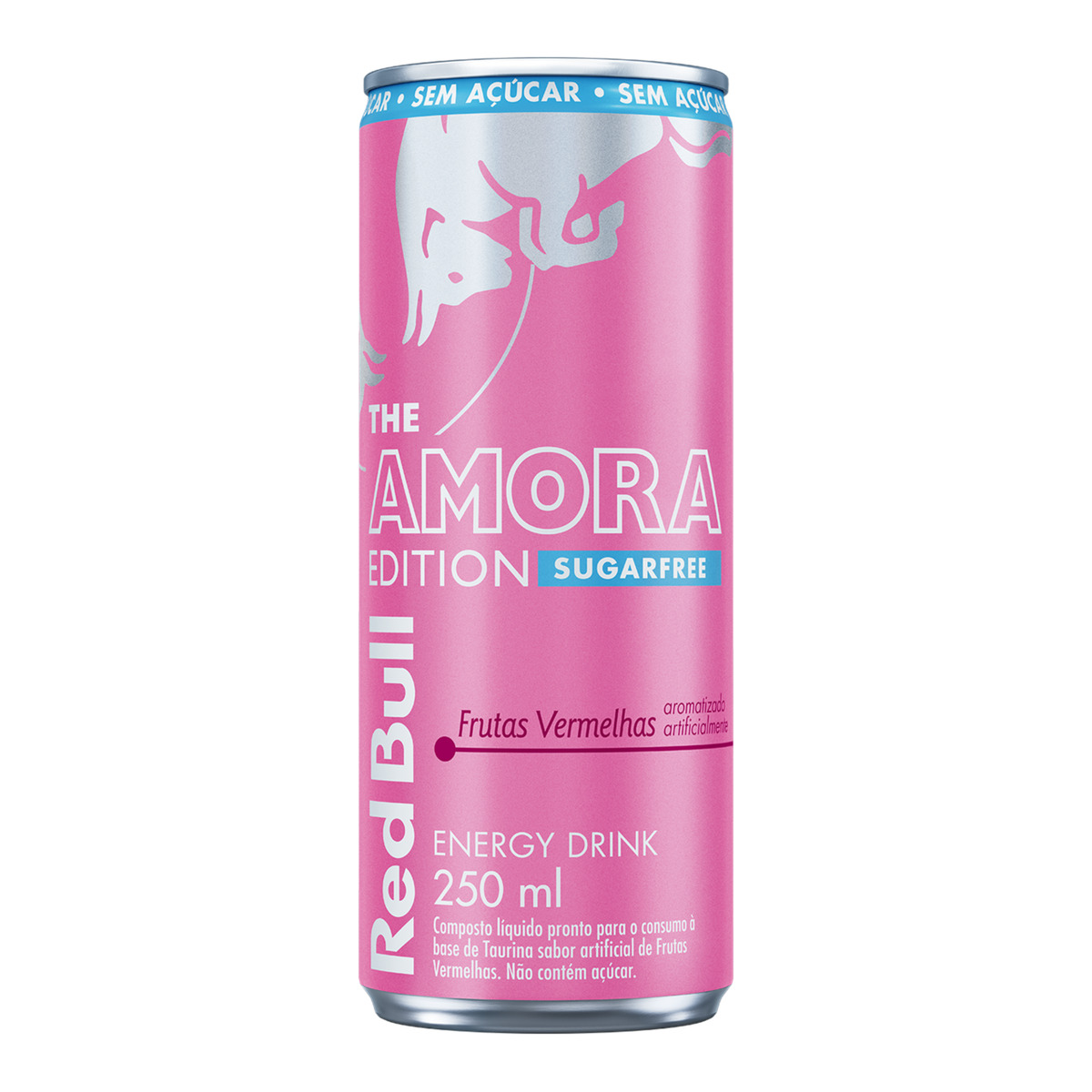 Energético Red Bull Sugar Free Amora Lata – 250ml