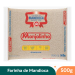 Farinha de Mandioca Crua Monjolinho 500g