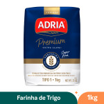 Farinha de Trigo Adria Premium Tipo 1 Extra Clara - Pacote 1kg