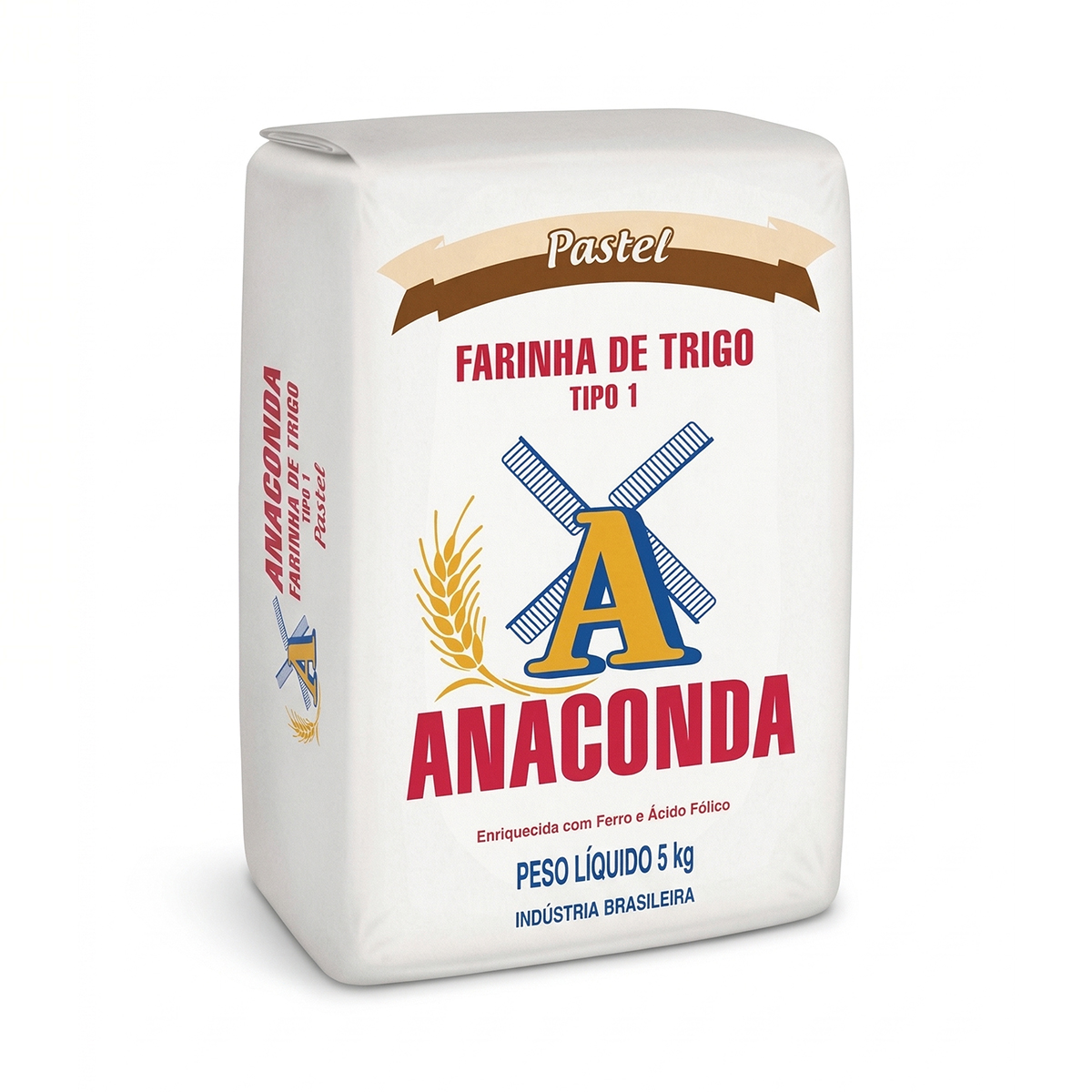 Farinha de Trigo Tipo 1 Pastel Anaconda - 5kg