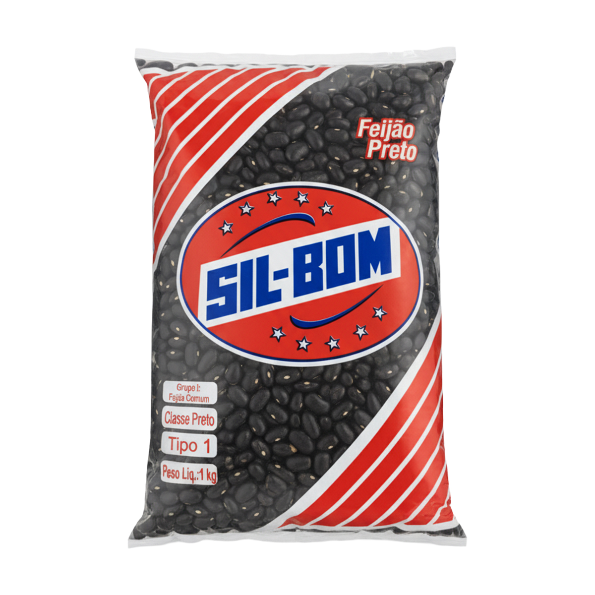 Feijão Preto Tipo 1 Sil-Bom - 1kg