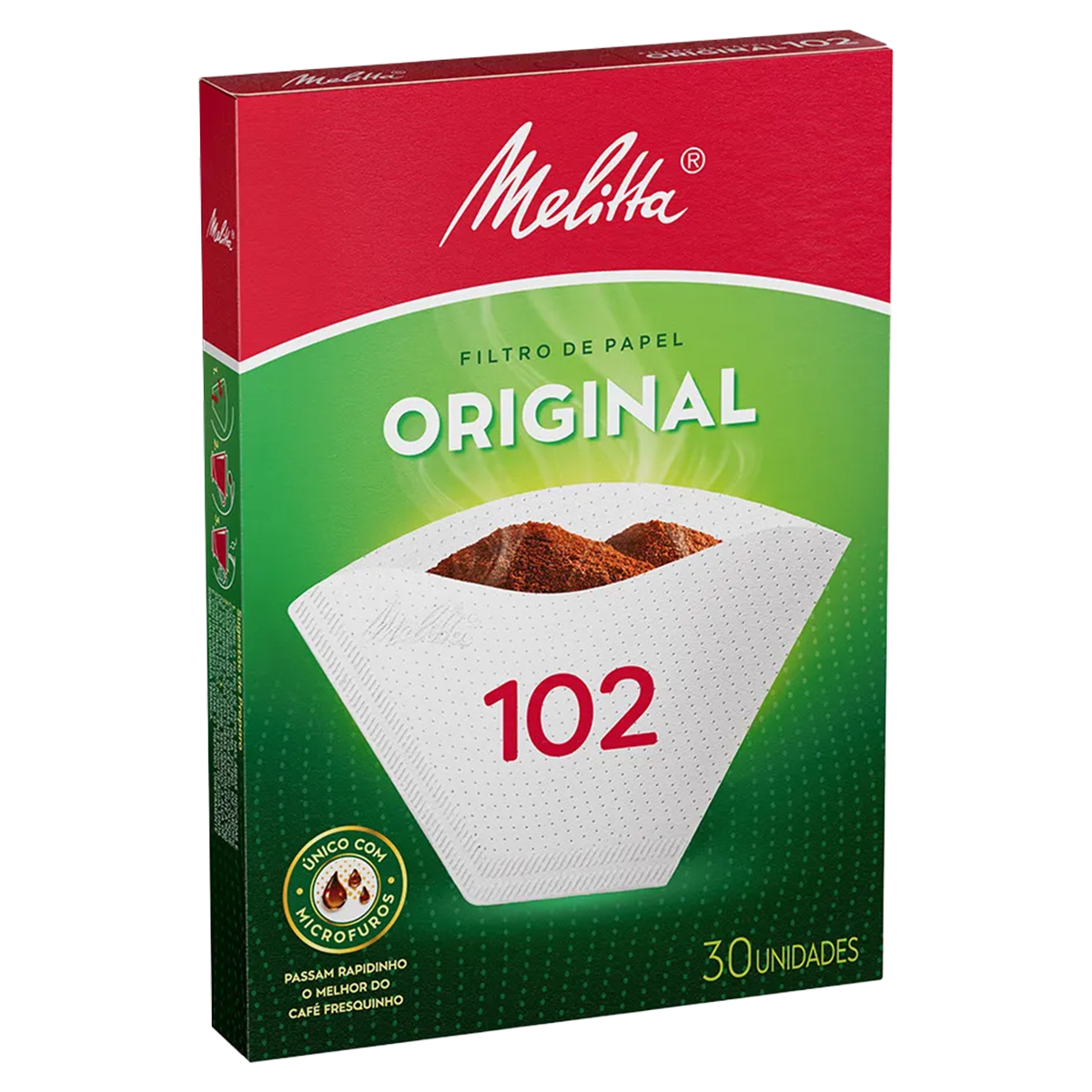 Filtro de Café Papel 102 Pack Melitta – 30 Unidades
