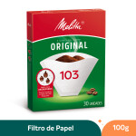Filtro de Café Papel 103 Pack Melitta – 30 Unidades