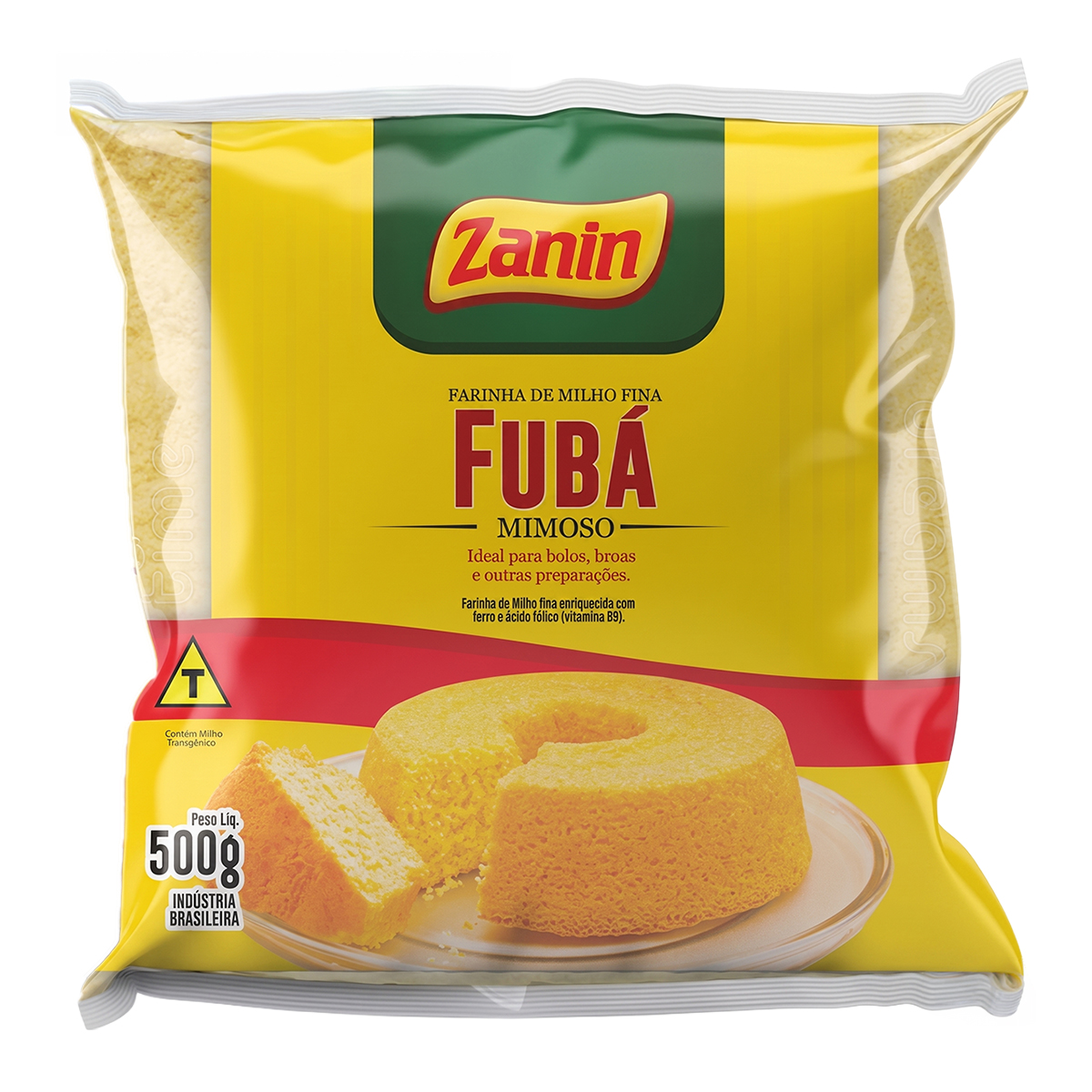 Fubá Mimoso de Milho Fino Pacote Zanin – 500g