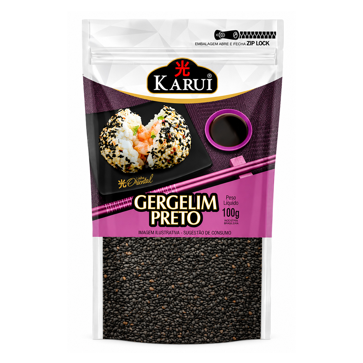 Gergelim Preto Karui - 100g