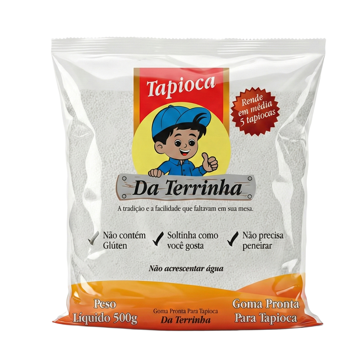Tapioca Tradicional Da Terrinha - 500g