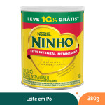 Leite em Pó Integral Instantâneo Lata Ninho Nestlé 380g