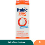 Leite UHT Integral Zero Lactose Garrafa Italac – 1L