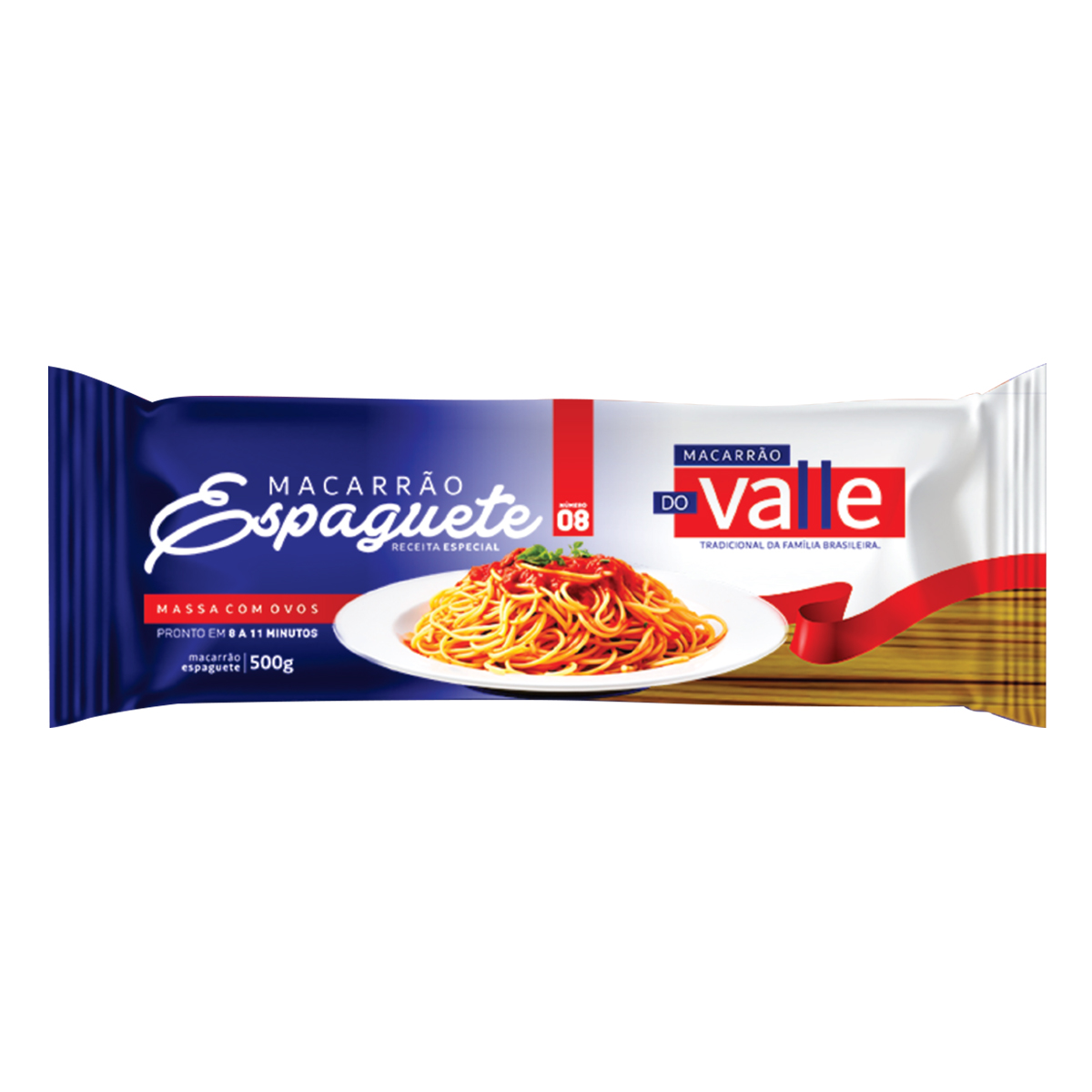 Macarrão Espaguete com Ovos Pacote Valle – 500g