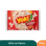 Milho de Pipoca para Micro-ondas Sabor Natural com Sal Yoki - 100g