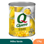 Milho Verde em Conserva Inteiro Lata Quero – 1,7 kg