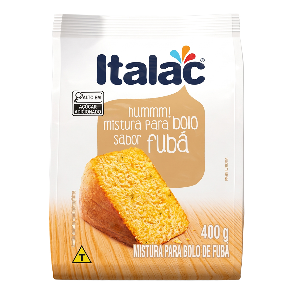 Mistura para Bolo Fubá Pacote Italac – 400g