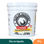 Óleo de Algodão Refinado para Fritura Balde Crista – 14kg