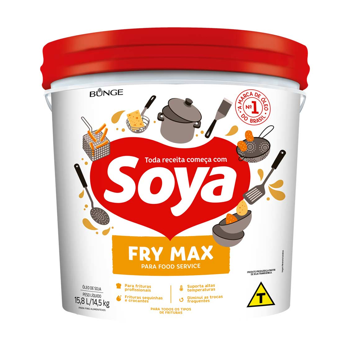 Óleo de Soja Alta Performance Soya Fry Max - 14,5kg