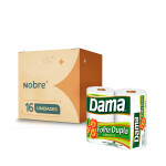 Papel Higiênico Folha Dupla Neutro Dama 30m – 4 Unidades
