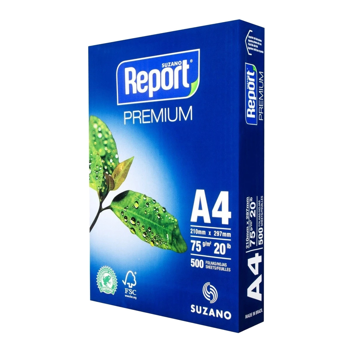 Papel Sulfite Report Premium A4 75g 500 folhas