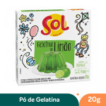 Pó para Gelatina Sabor Limão Sol - 20g
