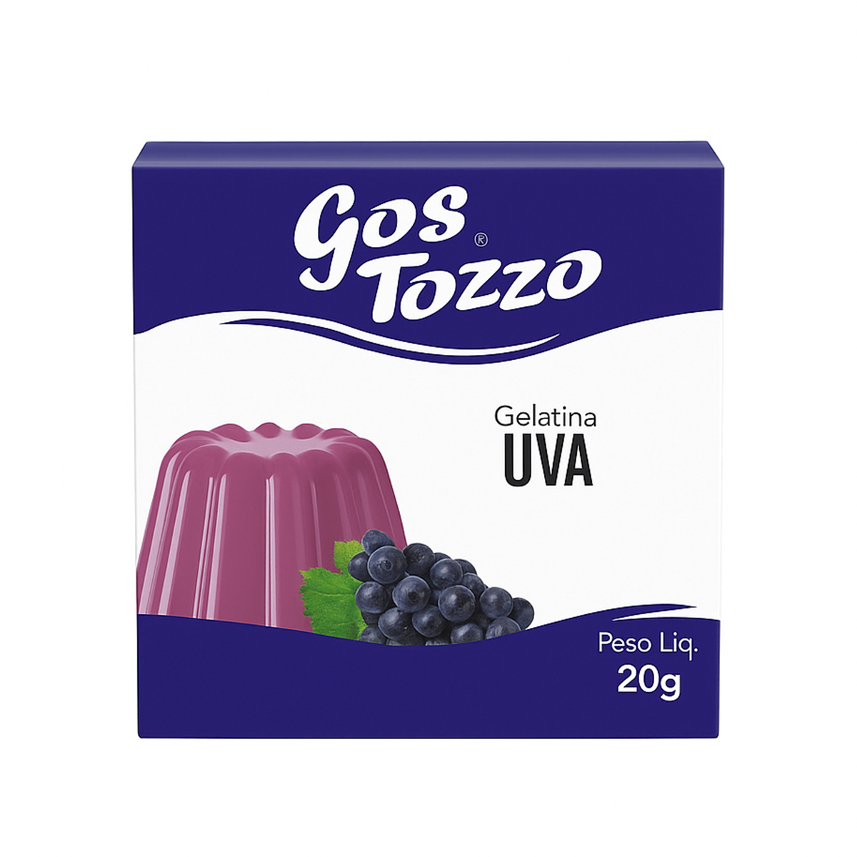 Pó para Gelatina Uva Gostozzo - 20g