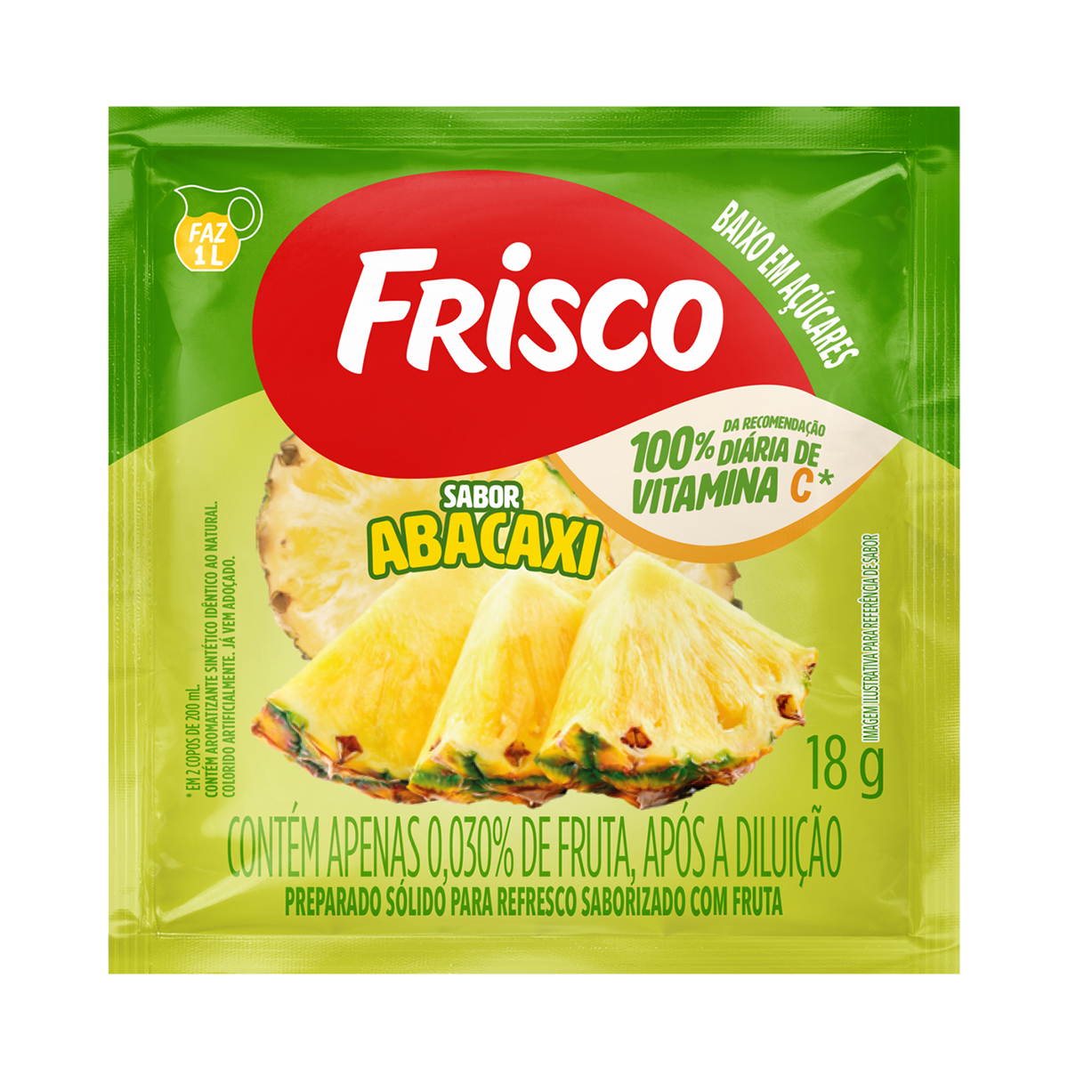 Pó para Refresco de Limão Frisco - 18g