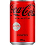 Refrigerante Coca-Cola Zero Lata Coca-Cola – 220ml