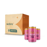 Refrigerante de Framboesa Pink Lemonade Zero Açúcar Original Ginger - 220ml