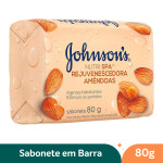 Sabonete em Barra Amêndoas Johnson's - Pack 80g