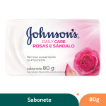 Sabonete em Barra Rosas e Sândalo Johnson's - 80g