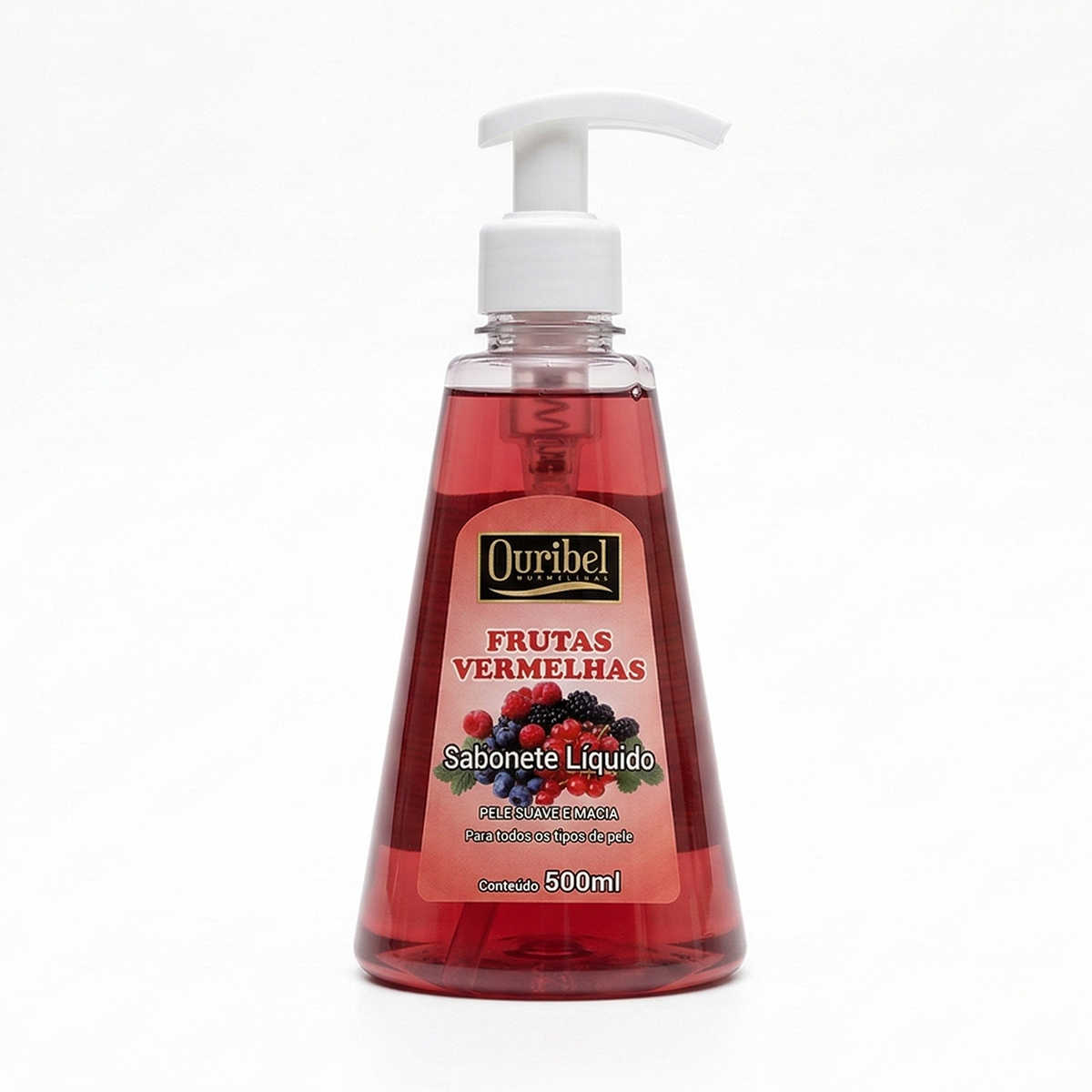 Sabonete Frutas Vermelhas Ouribel - 500ml