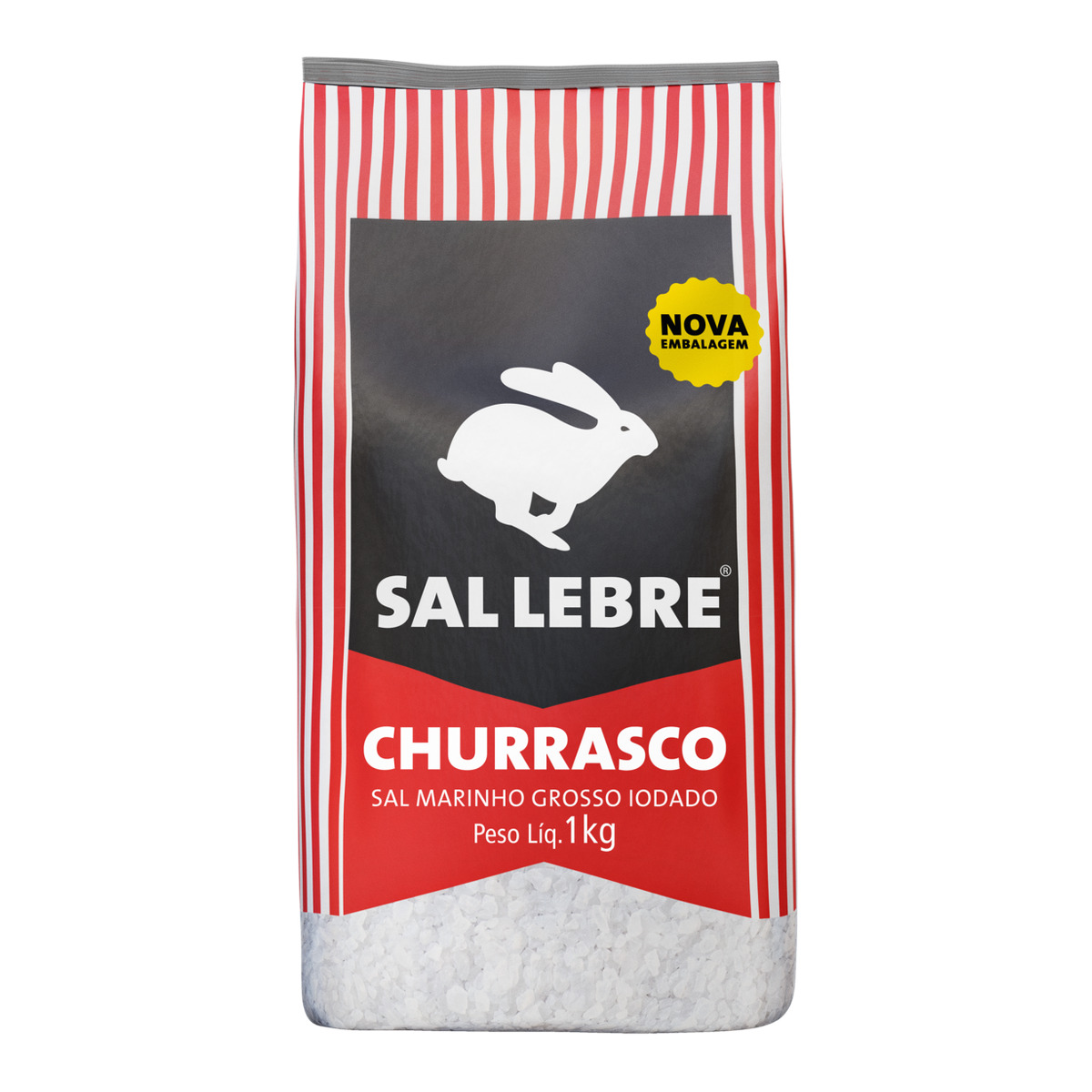 Sal Grosso para Churrasco Saco Lebre – 1kg