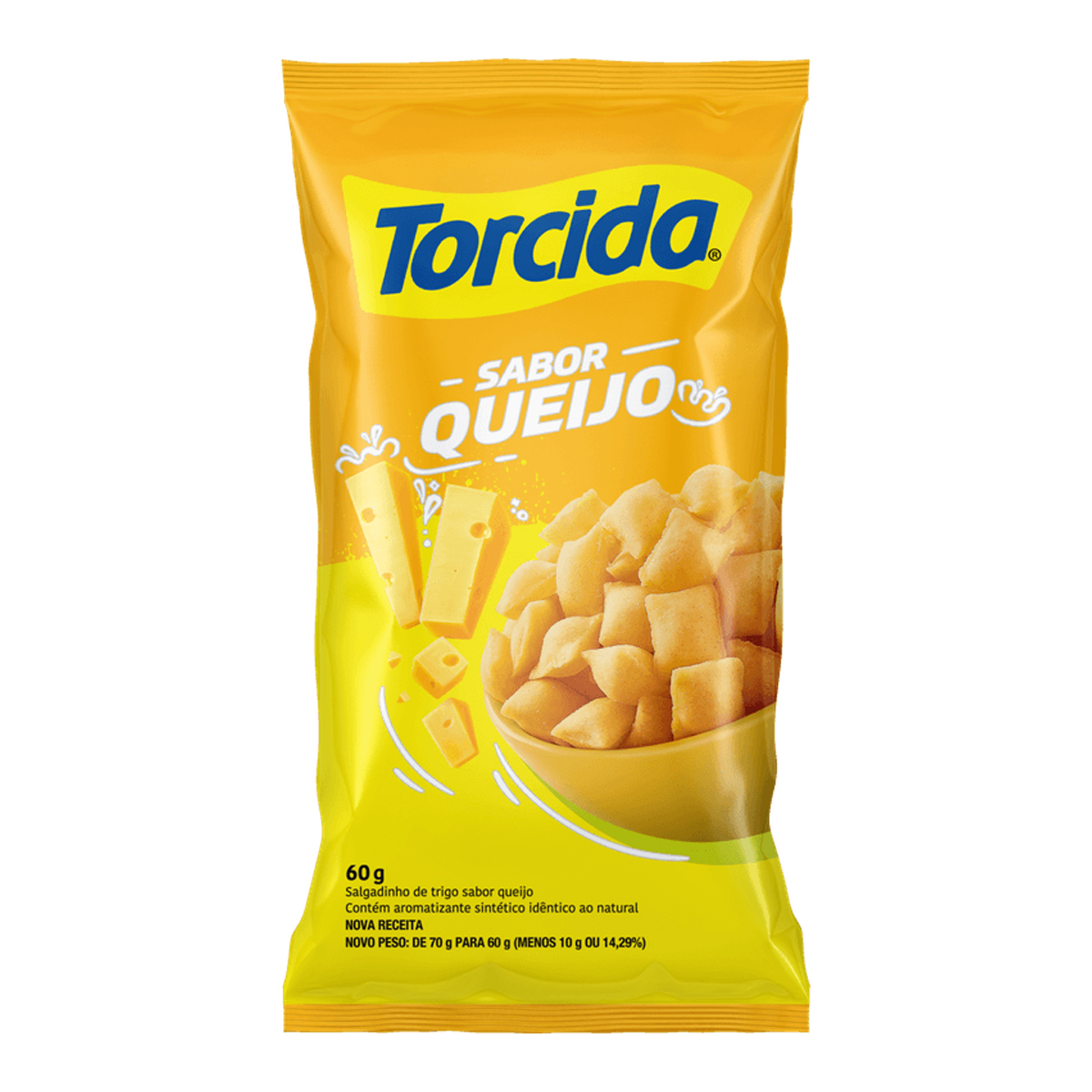 Salgadinho Chips Queijo Pacote Lucky – 60g