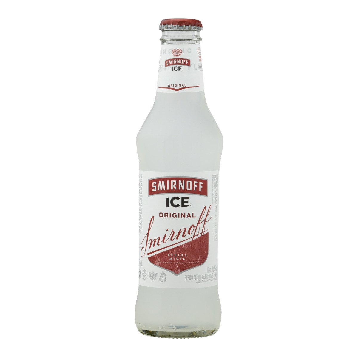 Bebida Mista Vodka Ice Original Garrafa Smirnoff 275ml