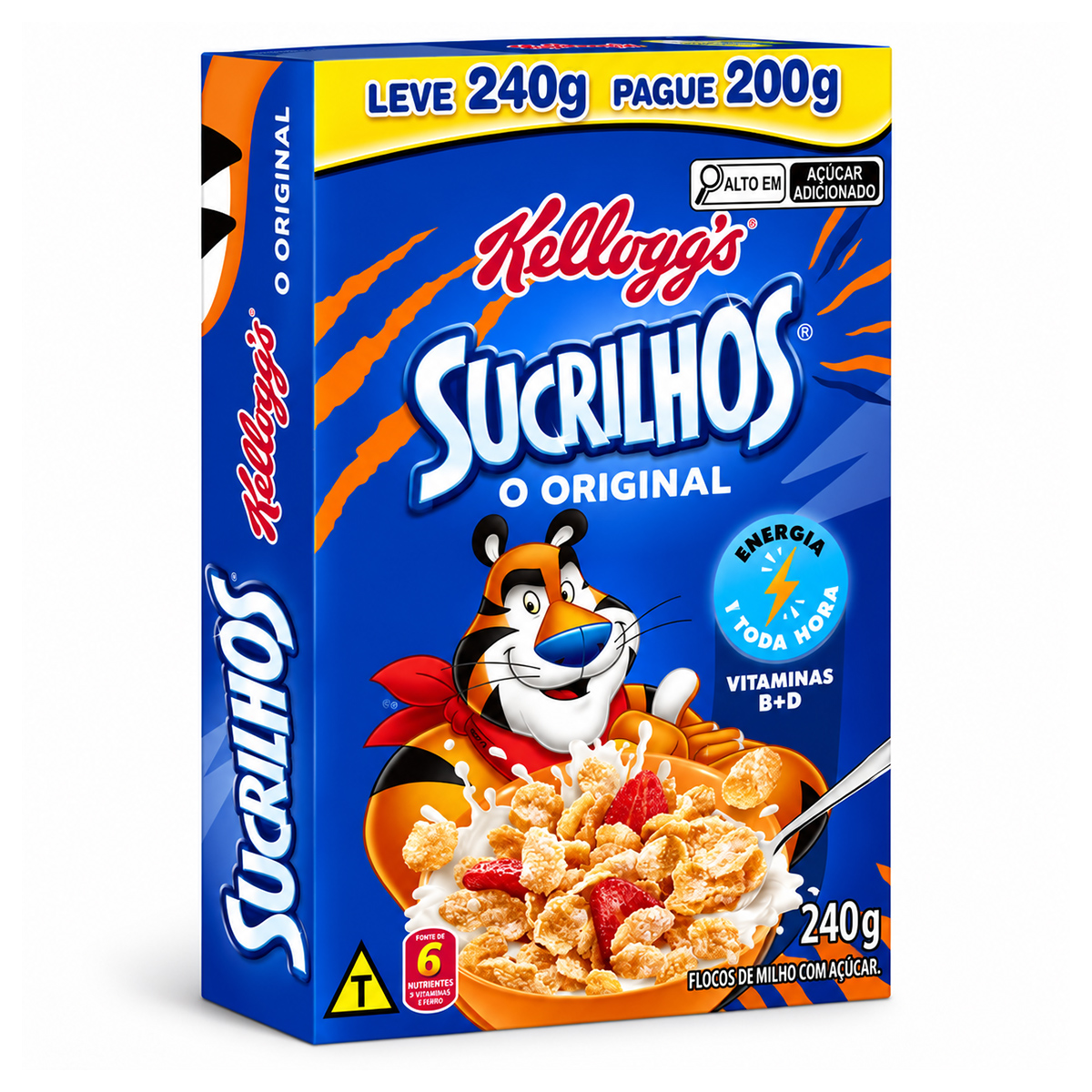 Cereal Matinal Sucrilhos Original Kellogg's Pacote 240g