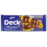 Tablete Chocolate ao Leite com Amendoim Roma Deck Barra 80g