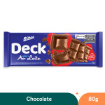 Tablete Chocolate ao Leite Barra Roma Deck – 80g