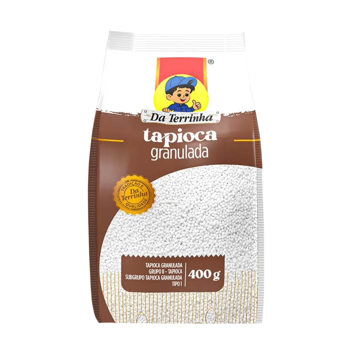 Tapioca Granulada Refinada Embalagem Da Terrinha 400g