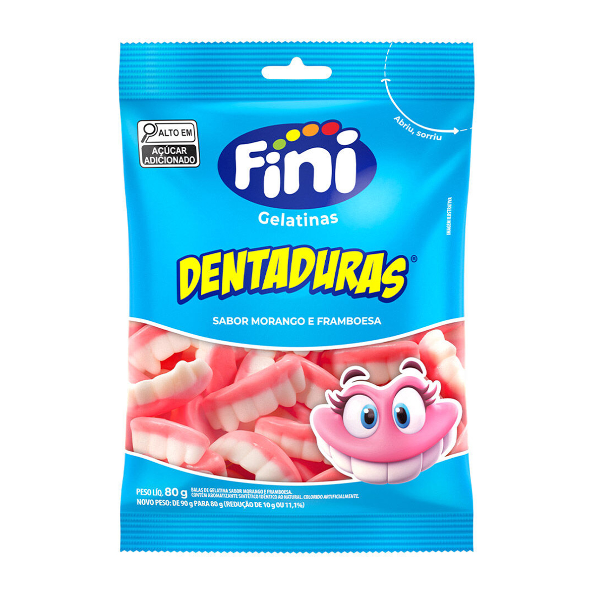Bala Fini Dentaduras - 80g