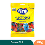 Bala Fini Minhocas Brilho 80g