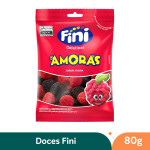 Bala Fini Sabor Amoras 80g