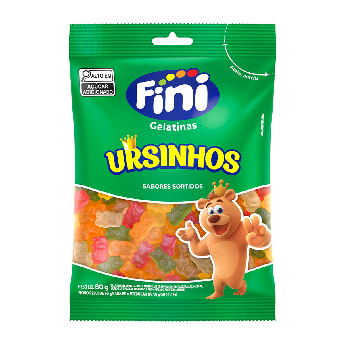 Bala Fini Ursinhos 80g