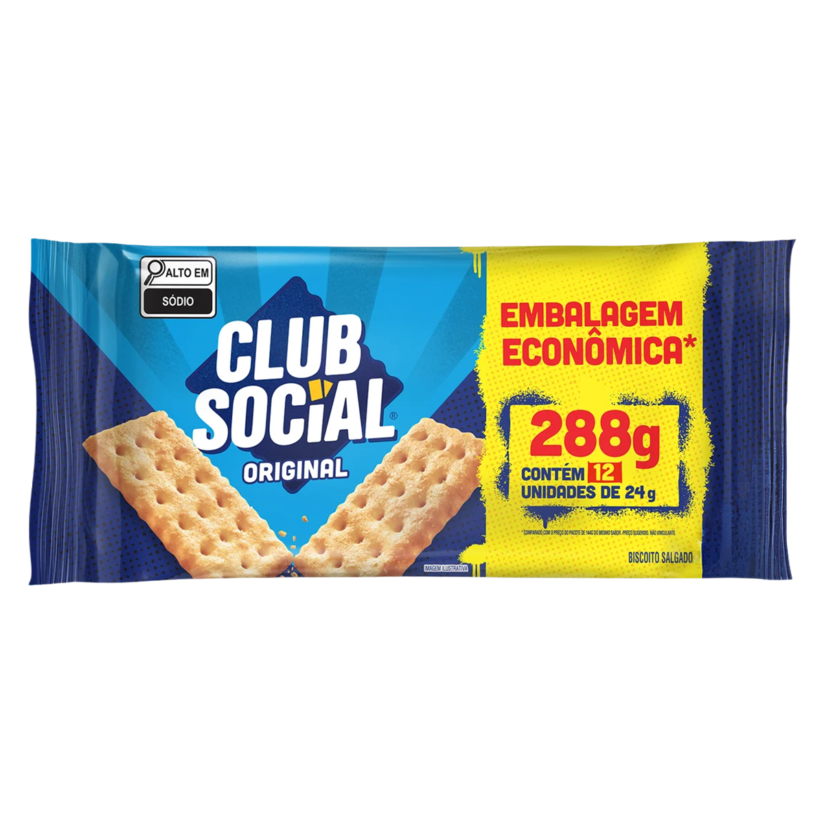 Biscoito Club Social Original 288g