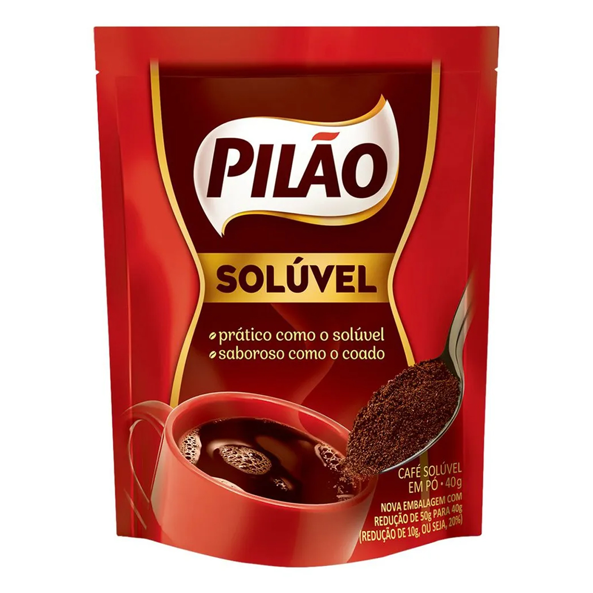 Café Solúvel Pilão Tipo Coado Sachê - 40g