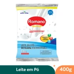 Leite em Pó Integral Instantâneo Romano 400g