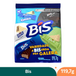 Wafer de Chocolate Sortido Bis Lacta - 119,7g